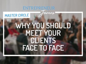 Meeting clients face to face